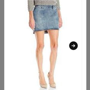 One Teaspoon Indigo Denim Mini Pocket Skirt Sz 24